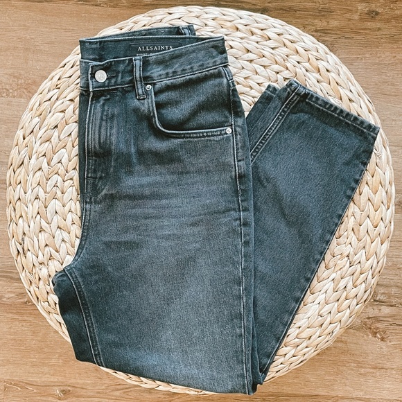 All Saints Denim - Allsaints Brooke Hi Straight Jean Size: 5/30